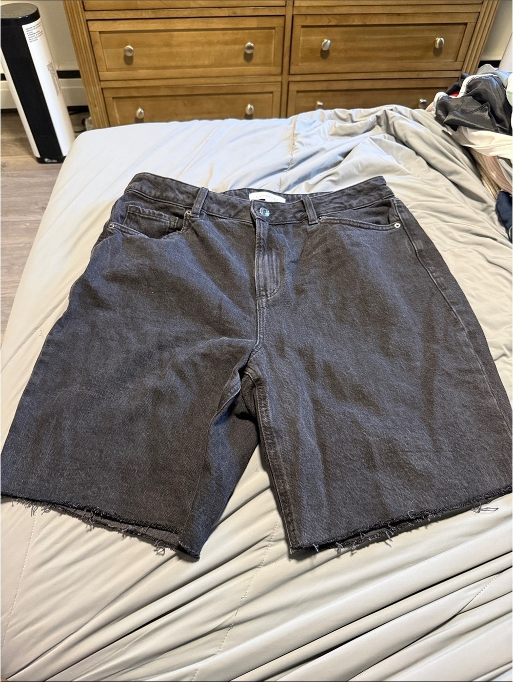 Dynamite Black Denim Jean Shorts